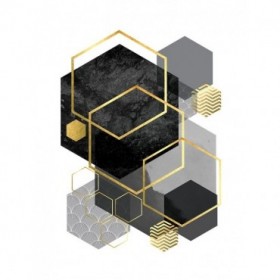 Black Grey Gold Geo 2