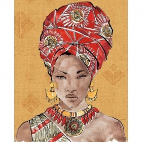 African Flair IV Warm - Cuadrostock