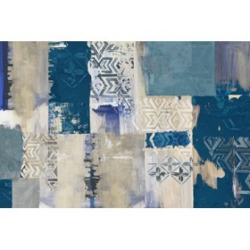 Indigo Patchwork  - Cuadrostock