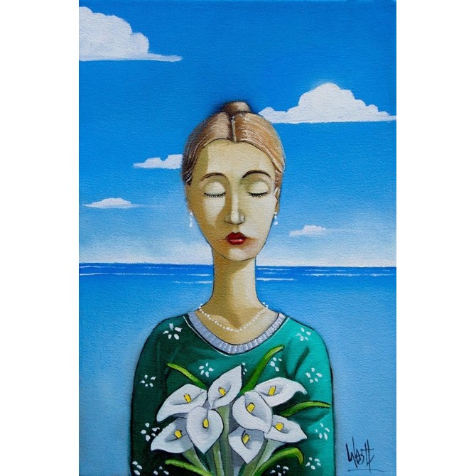 Lady and Lilies II
