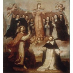 Allegory of the Virgin Patroness of the Dominicans - Cuadrostock
