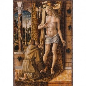 Saint Francis Collecting the Blood of Christ - Cuadrostock