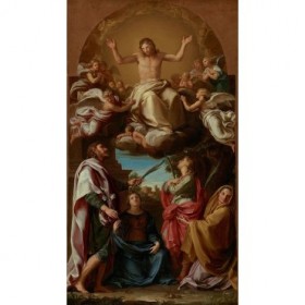 Christ in Glory with Saints Celsus, Julian, Marcionilla and Basilissa - Cuadrostock
