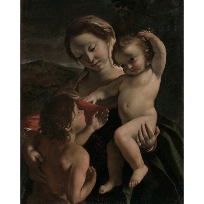 Madonna and Child with the Infant Saint John the Baptist - Cuadrostock
