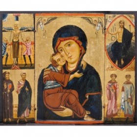 Virgin and Child with Saints - Cuadrostock