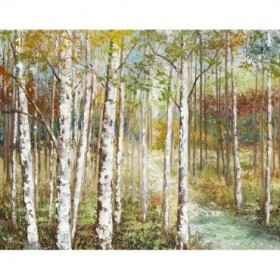 Warm Spice Birch Path - Cuadrostock