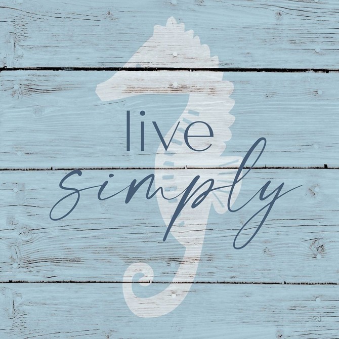 Live Simply - Cuadrostock