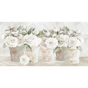 Cuadro para dormitorio - Potted Roses - Cuadrostock