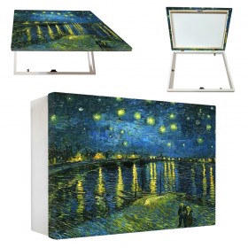 Tapacontador horizontal blanco cuadro Van Gogh