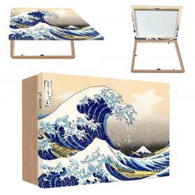 Tapacontador horizontal madera haya- Hokusai