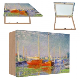 Tapacontador horizontal madera haya - Monet 07