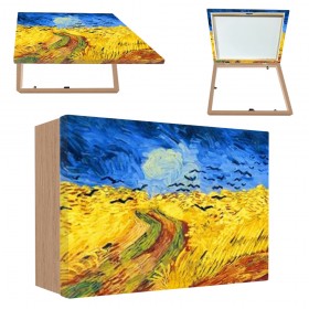 Tapacontador horizontal madera haya - Van Gogh 12 - Cuadrostock