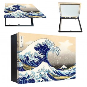 Tapacontador horizontal cajón negro Hokusai - Cuadrostock