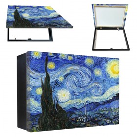 Tapacontador horizontal cajón negro Van Gogh 17