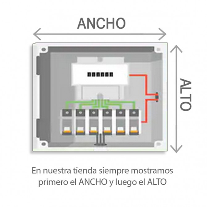 Tapacontador vertical blanco "Love"