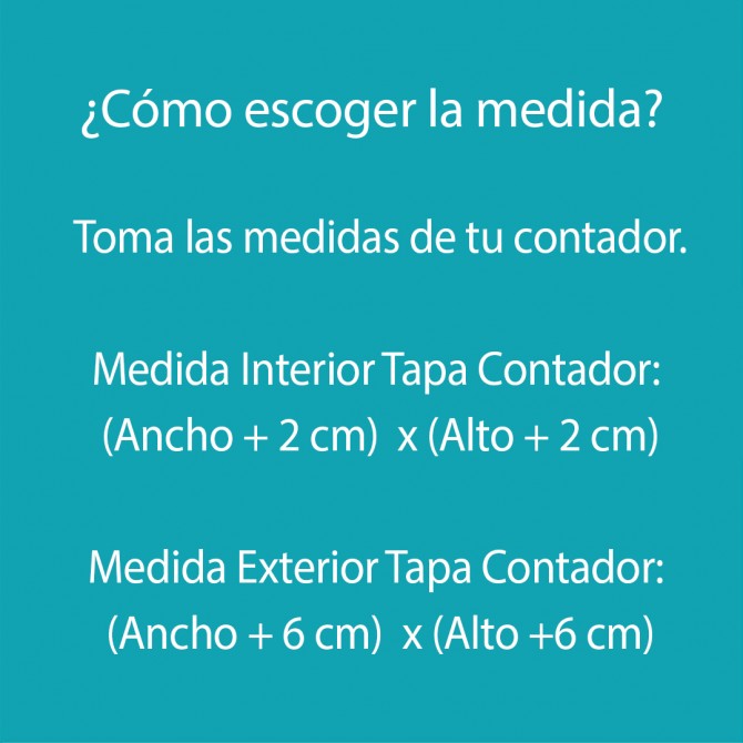 Tapacontador vertical blanco "Love"