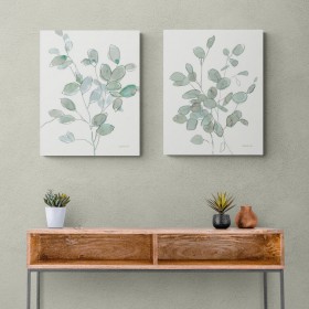 Juego de 2 cuadros decorativos de plantas
