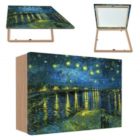 OFERTA Tapacontador horizontal madera haya - Van Gogh - Cuadrostock