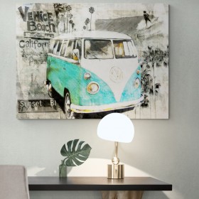 Cuadro Beach Van (verde)