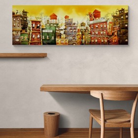 Cuadro The city 2