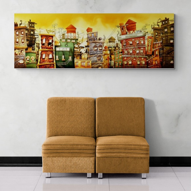 Cuadro The city 2