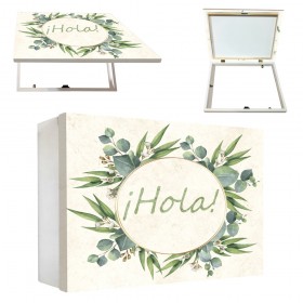 Tapacontador horizontal blanco