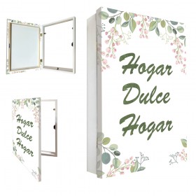 Tapacontador vertical blanco Hogar Dulce Hogar
