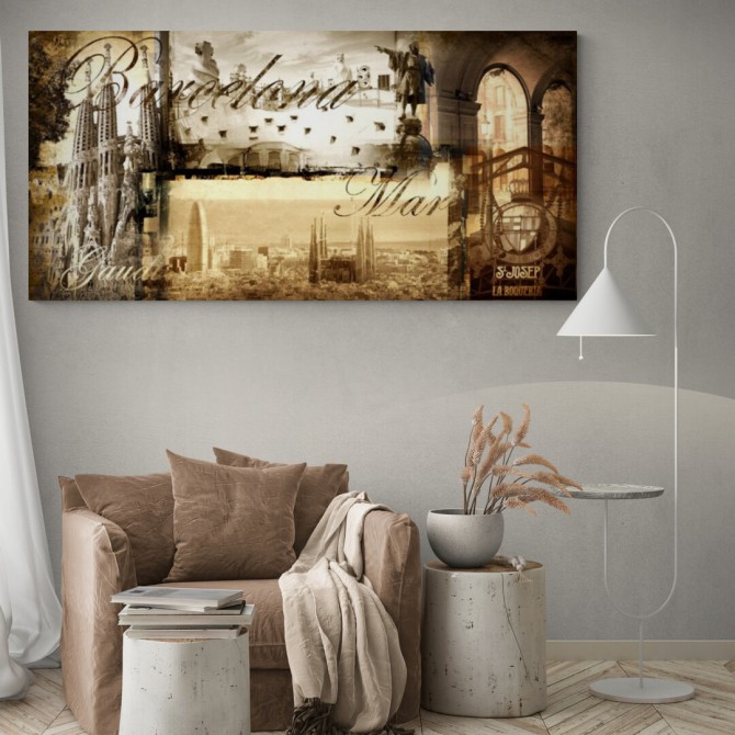 Cuadro Barcelona Vintage
