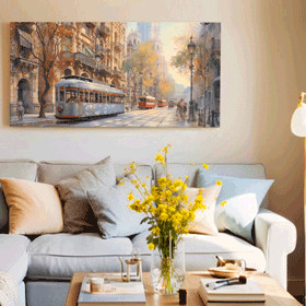 Classic Living Room canvas prints