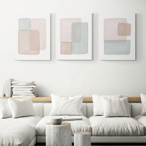 Cuadro abstracto y moderno para salón o dormitorio - kuadro
